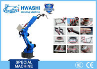 HWASHI 6 AXIS TIG / MIG Welder Industrial Welding Robots , Arc Welding Robotic Arm