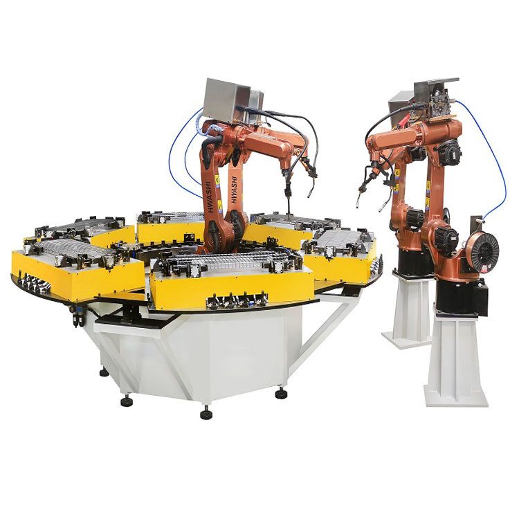 Hwashi-Speicher-Gestell-Ecken-industrielles schweißende Roboter Wechselstrom-Servo