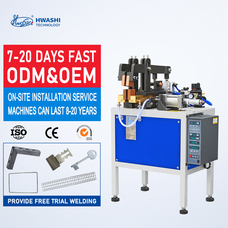 Stahlstangen-Draht-Rod Flash Butt Welding Machine Wechselstrom 380V 50KVA Hwashi für Metalldrähte