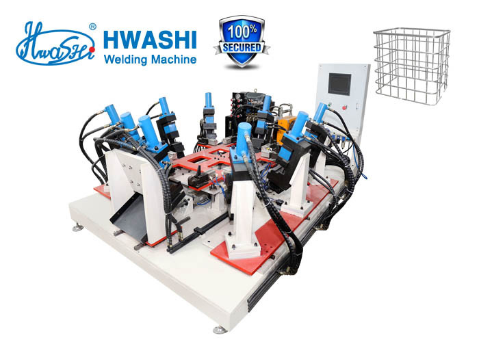 Hwashi-Fabrik IBC-Gitter, IBC-Käfigrahmen-Produktionslinie, lBC-Käfigrahmen-Lochmacher und -Punchmaschine