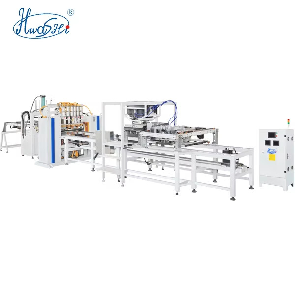 HWASHI Schweißmaschine Automatisches Gantry-Stil Multi Head Spot Row Schweißmaschine für Drahtnetzzaun in Preis
