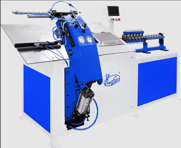 Achsen-2D Draht-schweißende verbiegende Maschine PLC HWASHI CNC 3 hydraulische verbiegende Art