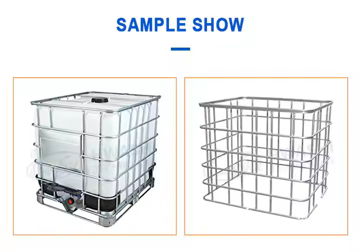 1000l IBC-Tankschweißmaschine IBC-automatische Produktionslinie Käfigrahmenmaschine