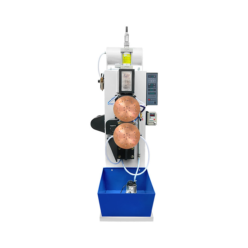 HWASHI Roller Spot Schweißer Ventilationskanal Manuell Blechdose Seitennaht Schweißmaschine Roll-to-Roll Banner Schweißer
