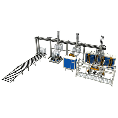 Käfig-Rahmen-Edelstahl Röhren-Mesh Frame Automatic Welding Machine IBC-Gitter-IBC