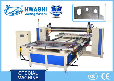 Automatischer Tür-Blech-Schweißer mit CNC-Doppelt-Kopf-beweglichem System
