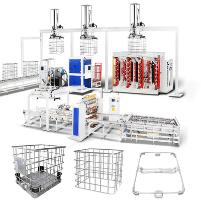 Automatische Hochgeschwindigkeits-Käfigschweißmaschinen für IBC-Käfigrahmen