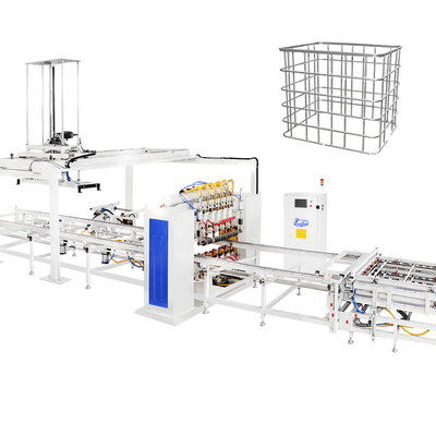 Schüttcontainer IBC Käfig Tankrahmen Produktionslinie Schweißmaschine