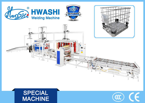 Fabrik IBC Gitter IBC Käfigrahmen Schweißmaschine Massenbehälter Automatische Produktionslinie