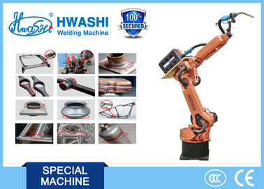 CNC HwashiSix erreichender Abstand des Achsen-industrieller industrieller Schweißens-Roboter-Arm-1400mm