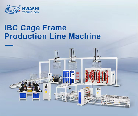 1000l IBC-Tankschweißmaschine IBC-automatische Produktionslinie Käfigrahmenmaschine