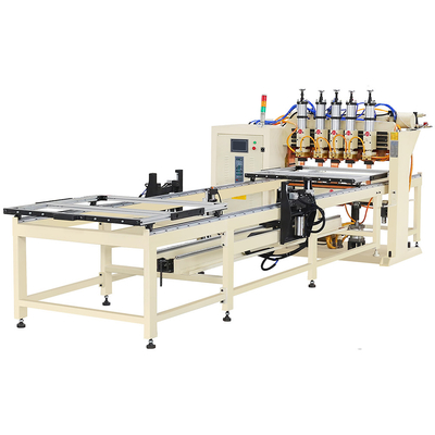 Hwashi Automatische Multiple Head Wire Mesh Spot Schweißmaschine für Einkaufswagen