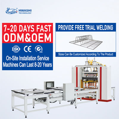 Automatische Drahtgeflechtschweißmaschine mit 1 Jahr Garantie, 200 mm/s maximale Verdrahtungsgeschwindigkeit und 2D-Drahtgriffbiegung