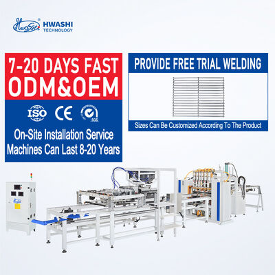 Hwashi Automatische Multiple Head Wire Mesh Spot Schweißmaschine mit Adaptive Schweißtechnologie und hochpräzise Positionierung