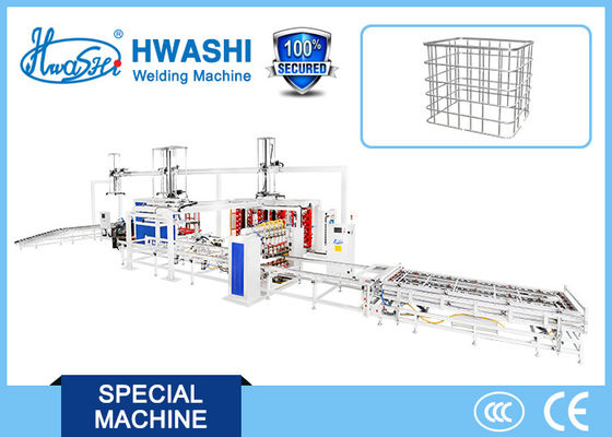 Behälter-Käfig-Produktion 400KVA IBC bearbeitet schweißende Stanzmaschine maschinell