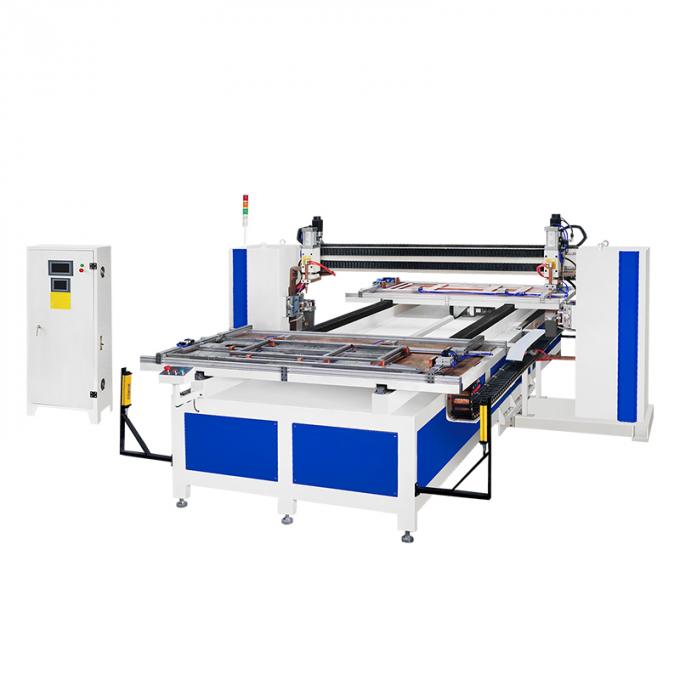 Hwashi Security Edelstahl-Blatt-Türplatte Multi-Punkt-automatische mobile Spotschweißmaschine, Blechschweißmaschine 0