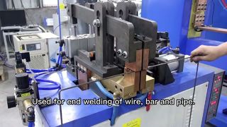 Automatische Stumpfschweißmaschine für Draht